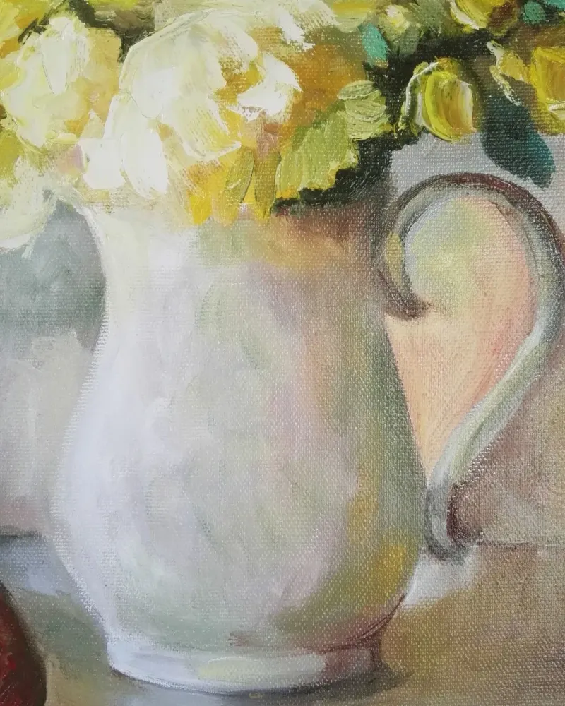 Солнечный букет. Картина маслом 40×50 см — 40×50 см