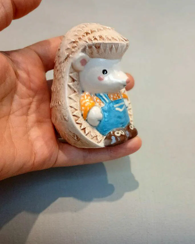 Ёжик в штанишках, Фигурка керамическая