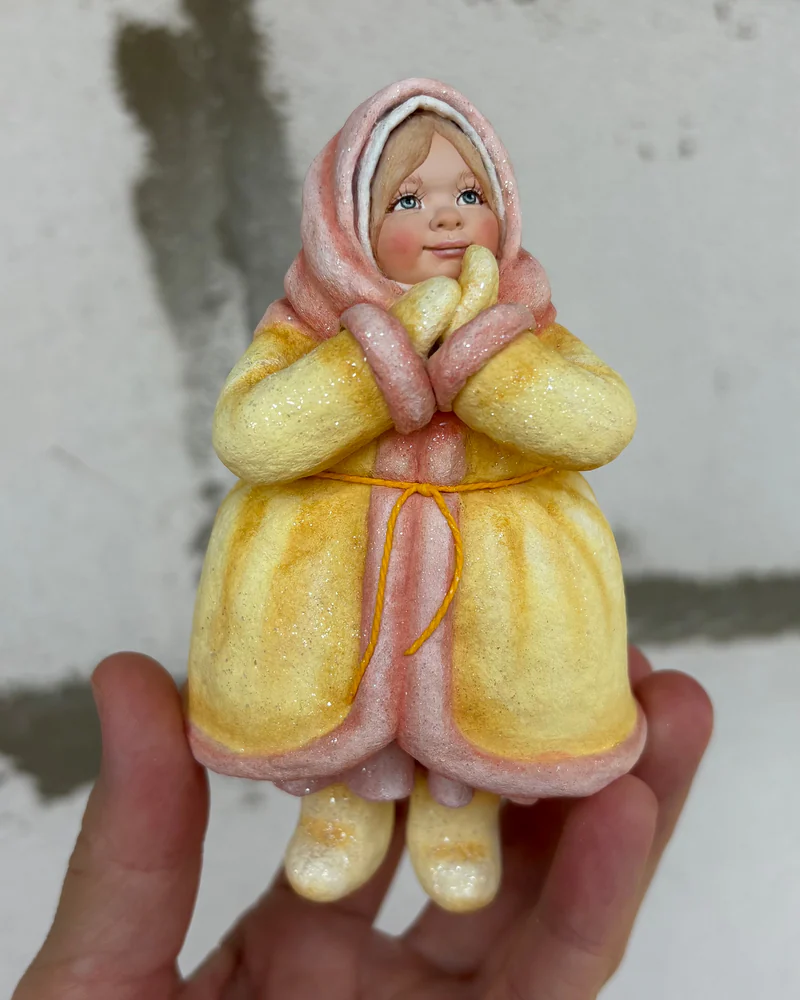 Мия — ватная ёлочная игрушка — Основной