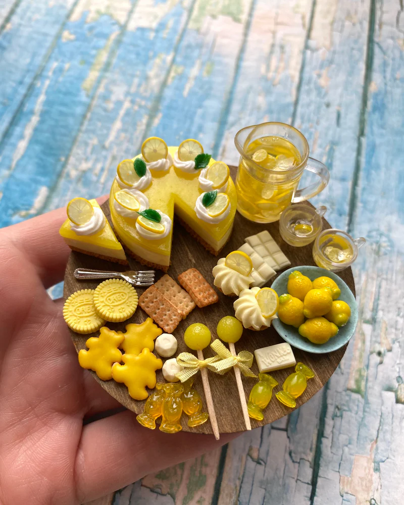 Кукольная Миниатюра «Солнечное настроение на столе» 🌞🍋