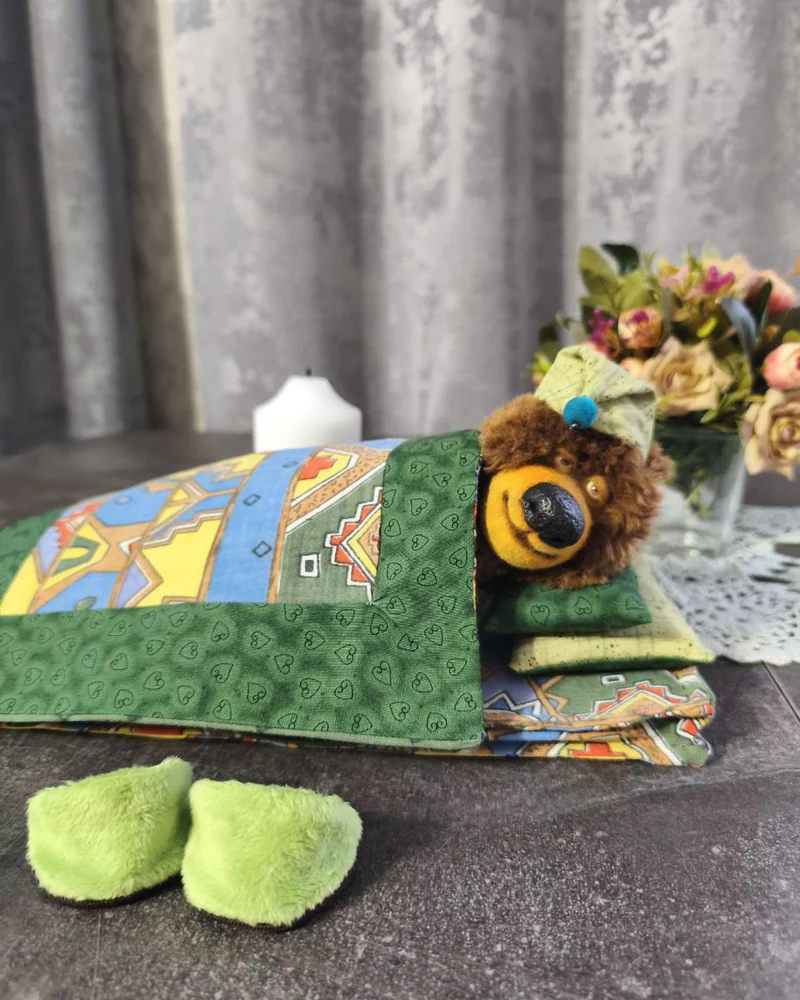Авторская Коллекционная Тедди Игрушка Мишка Сонный