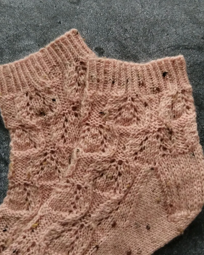 Носки вязаные женские ажурные 36-37