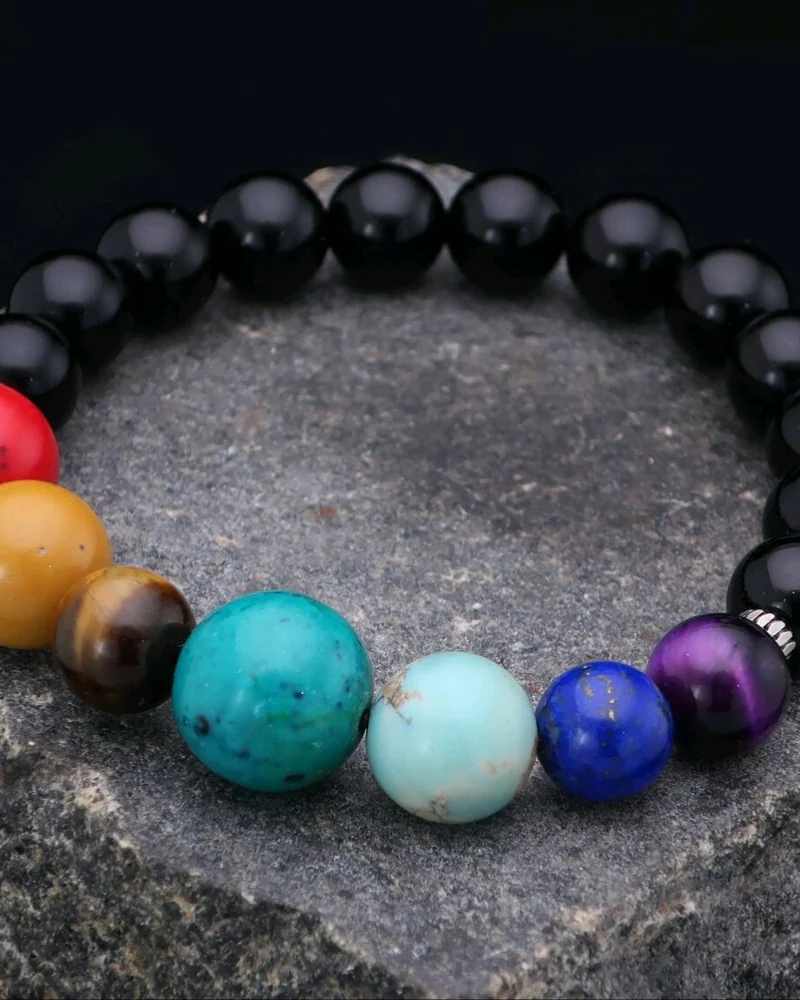 Браслет из натуральных камней "ПАРАД ПЛАНЕТ"