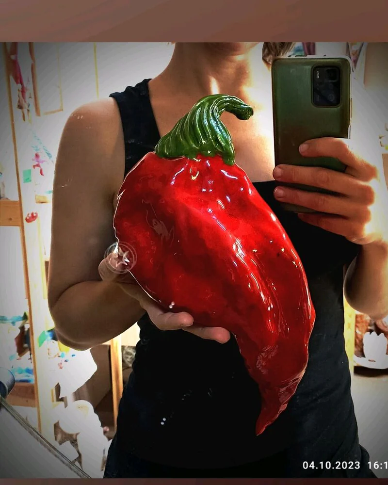 Печёные перчики