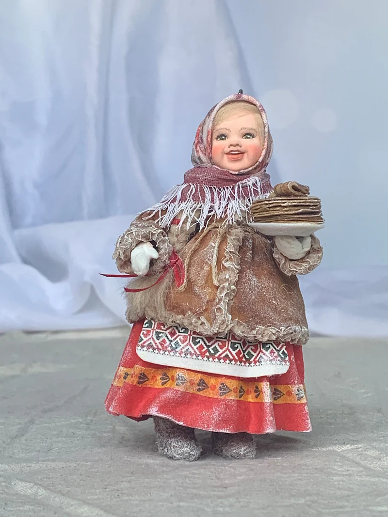 Девочка с блинчиками