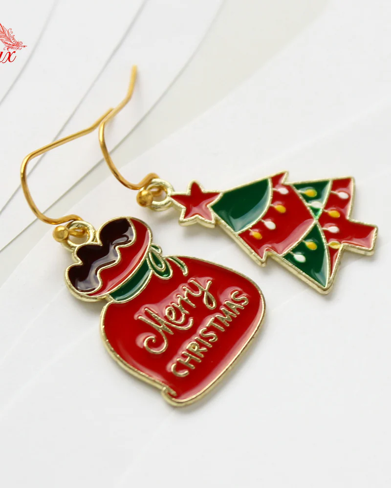 Серьги "Merry christmas"