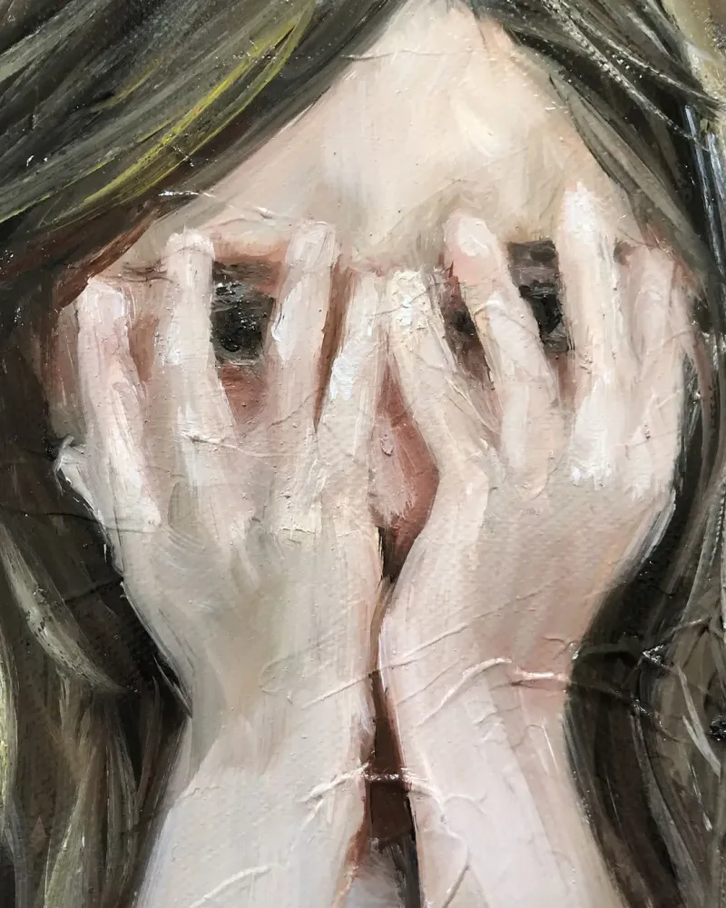 Маленькая девочка. Картина маслом 20×30 см — 20×30 см