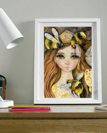 Картина «Королева пчёл»