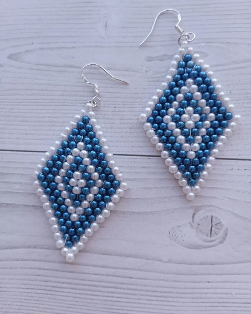 Серьги из бисера