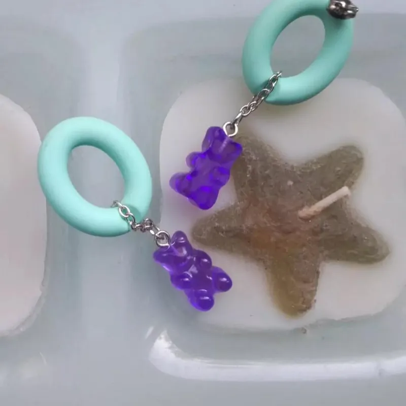 Серьги Мармеладные мишки