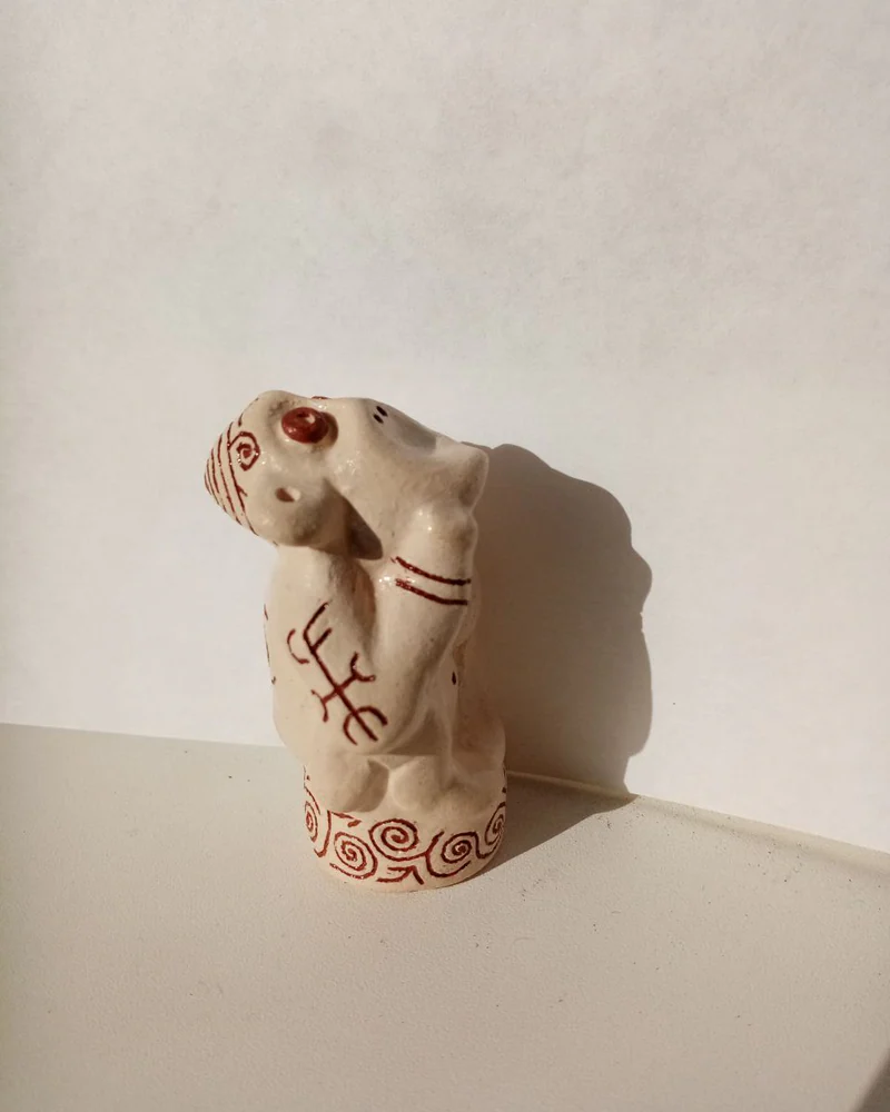 Чудики — керамические солонки-статуэтки — Фигурка 4