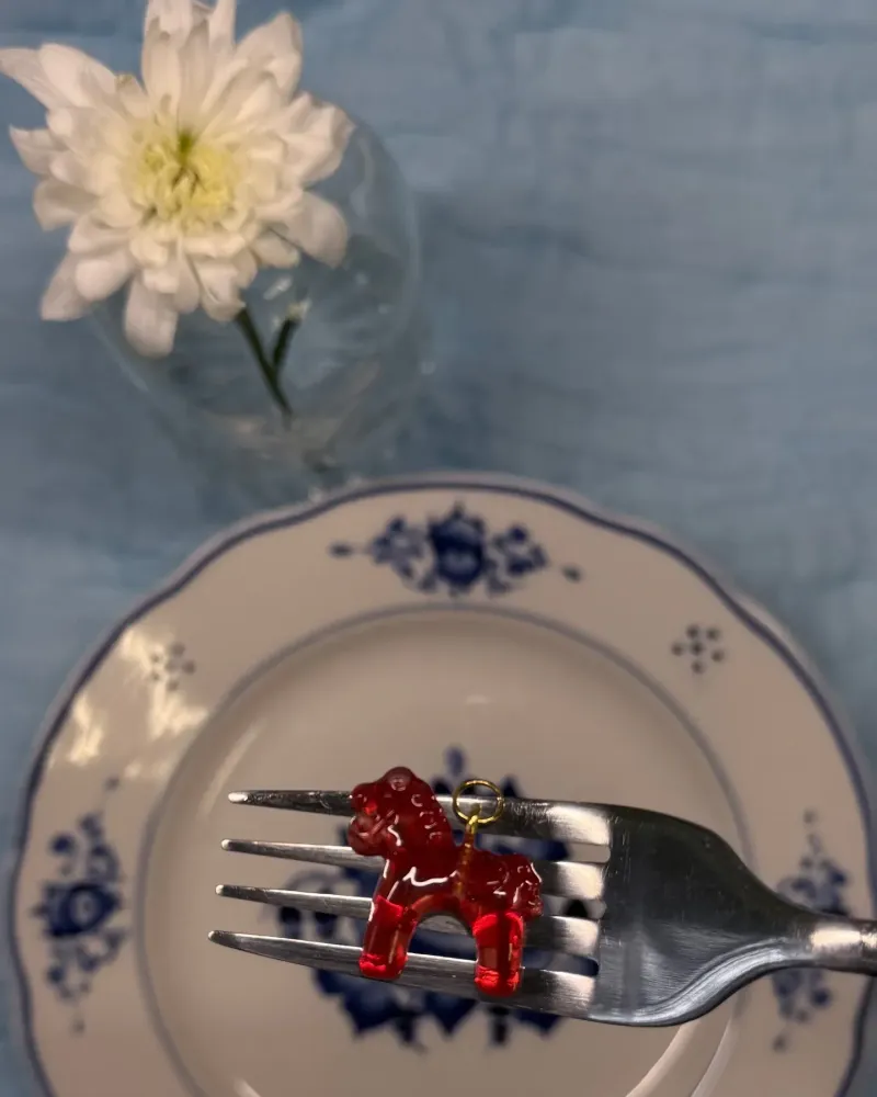 Красные кулоны «Русский стиль»