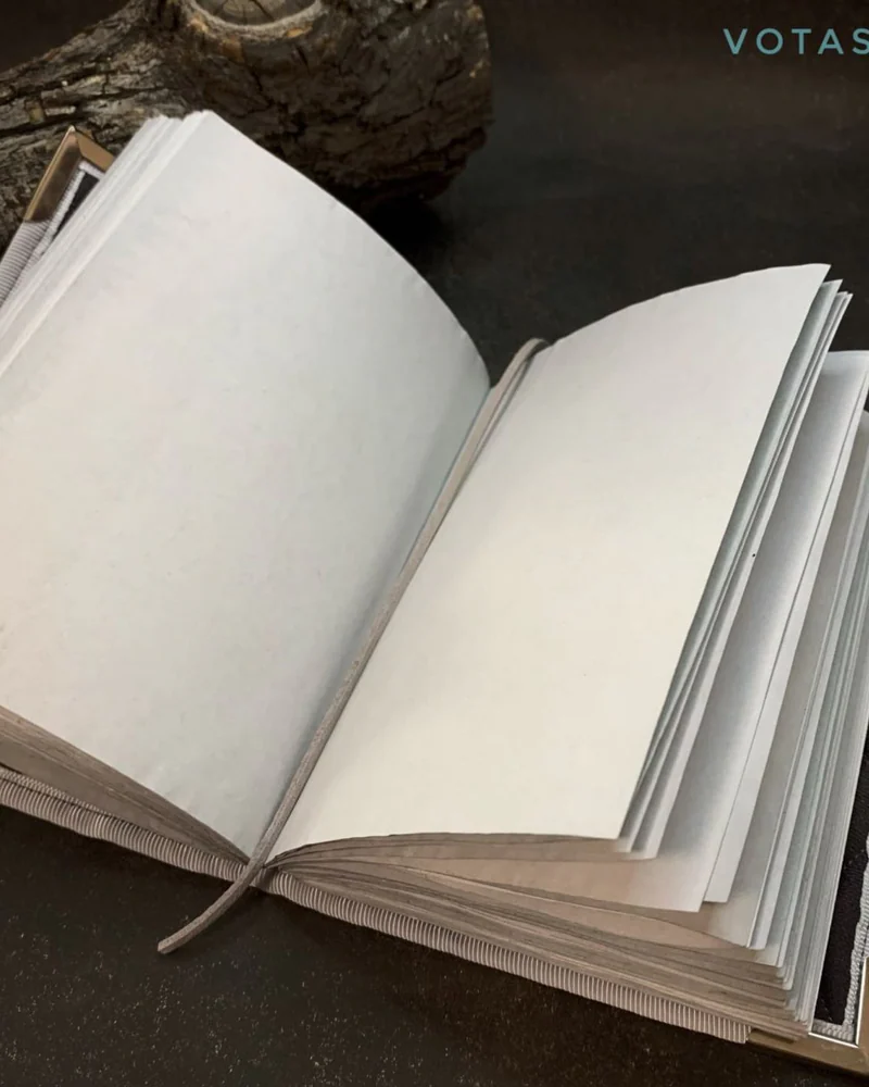 Блокнот, записная книжка ручной работы — цвет синий