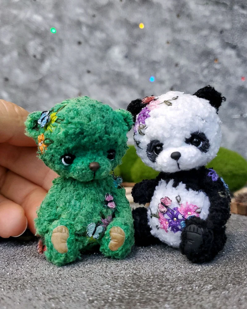 Миниатюрная игрушка из Alize Softy, 8–10 см — Базовое исполнение