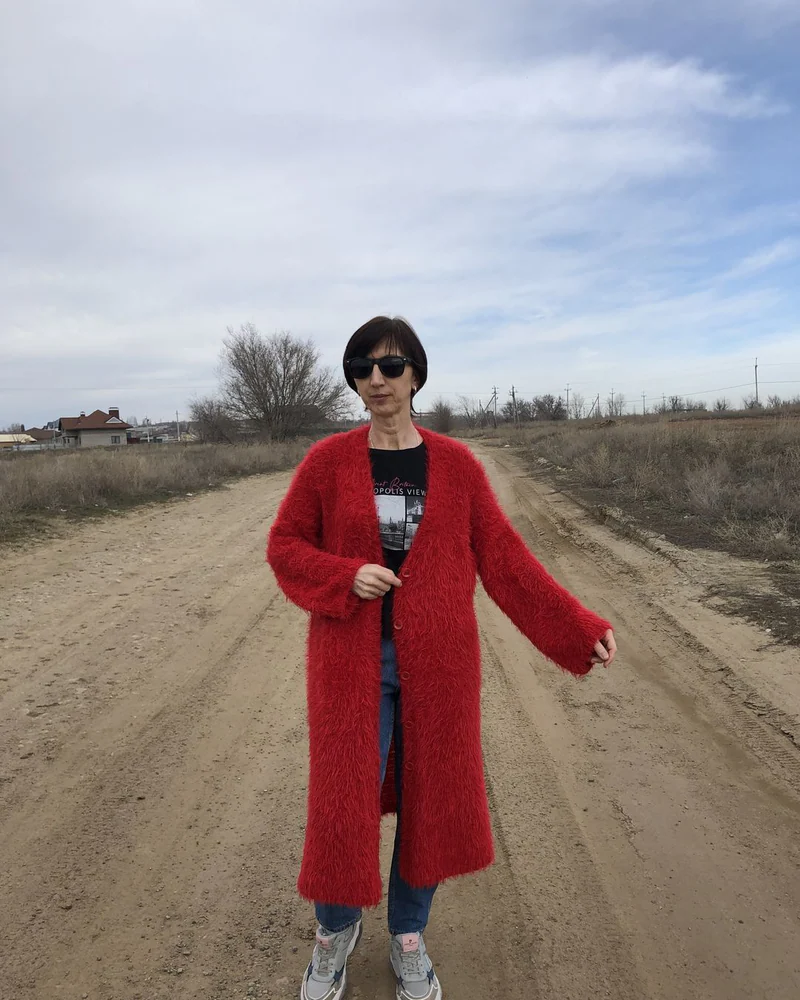 Кардиган красный — Красный кардиган