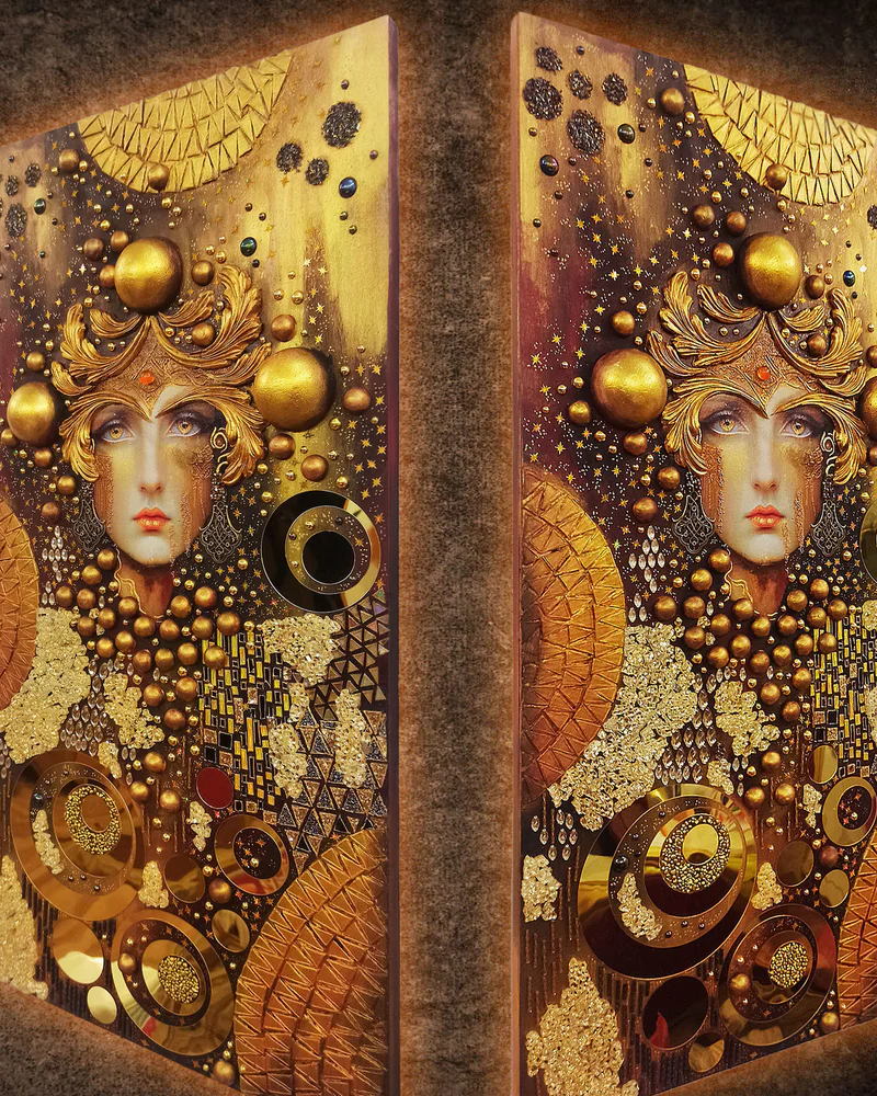 Декоративное панно из серии "Расколотые сны"