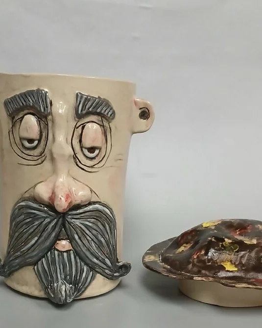 Ваза Банка скульптурная Дон Кихот