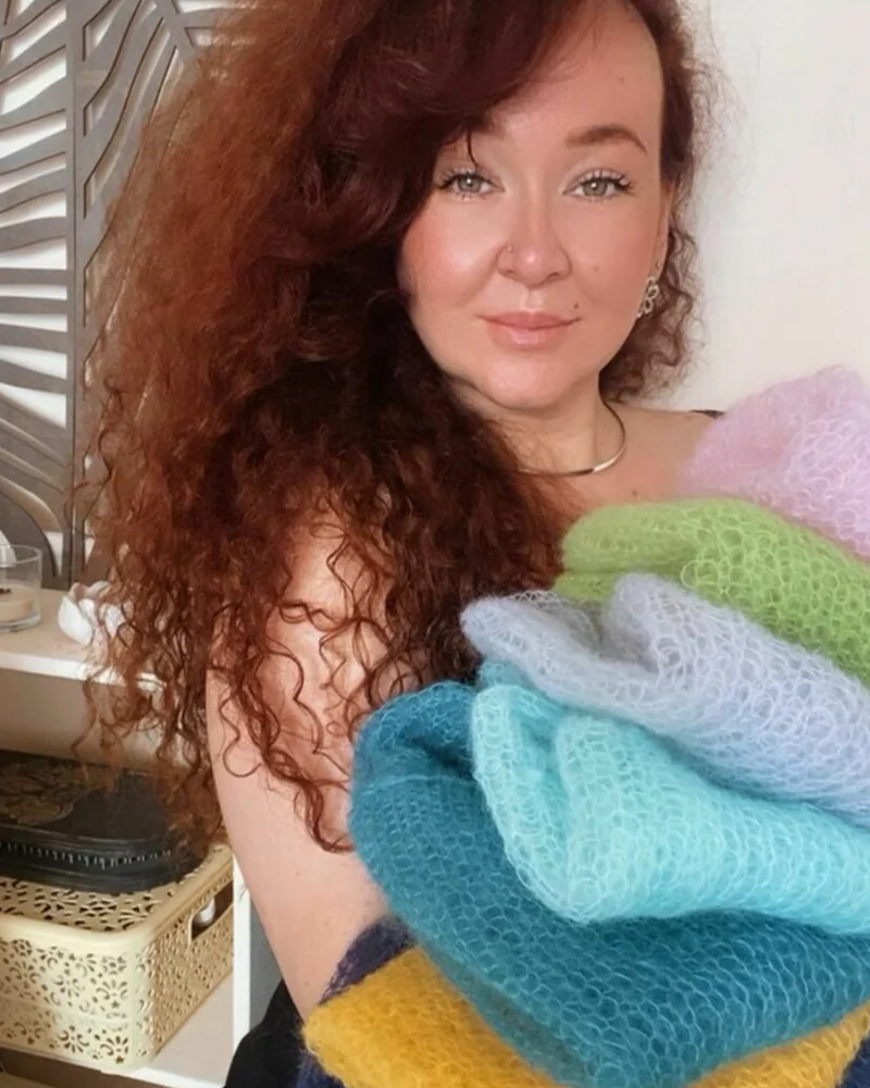 Паутинка «Одри» — голубой