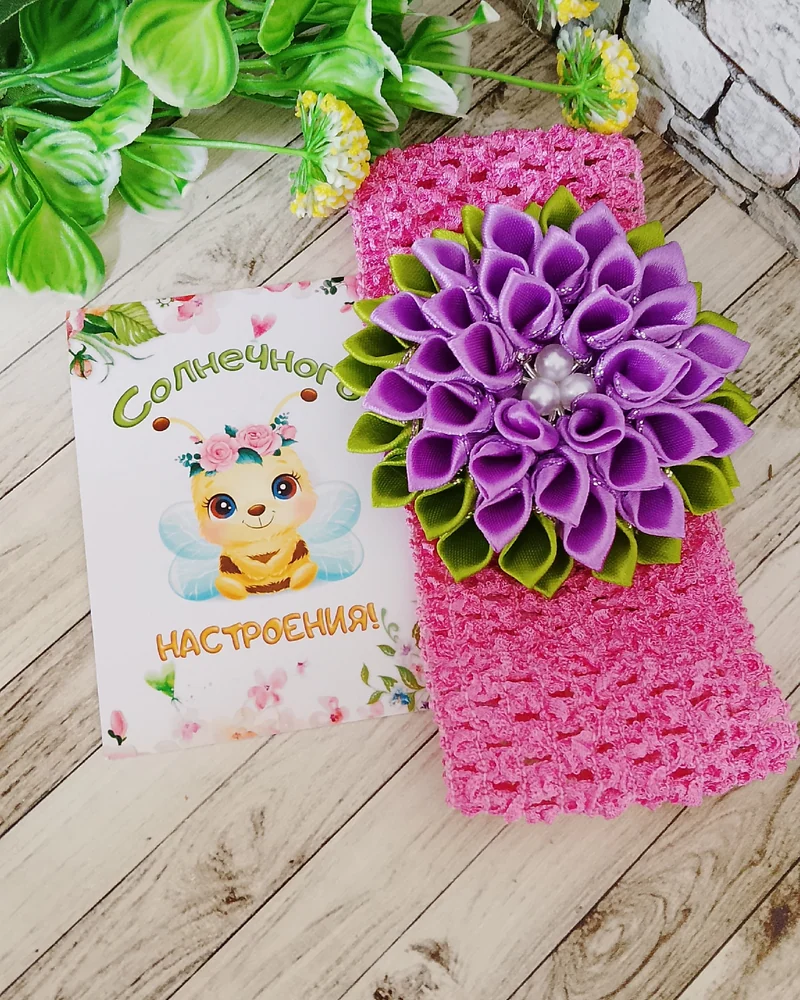 Повязочки на голову для малышек
