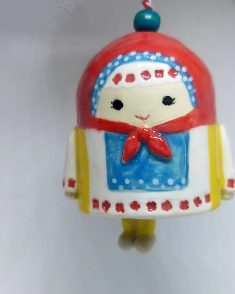 Колокольчик Кукла крупеничка, авторская ручная работа