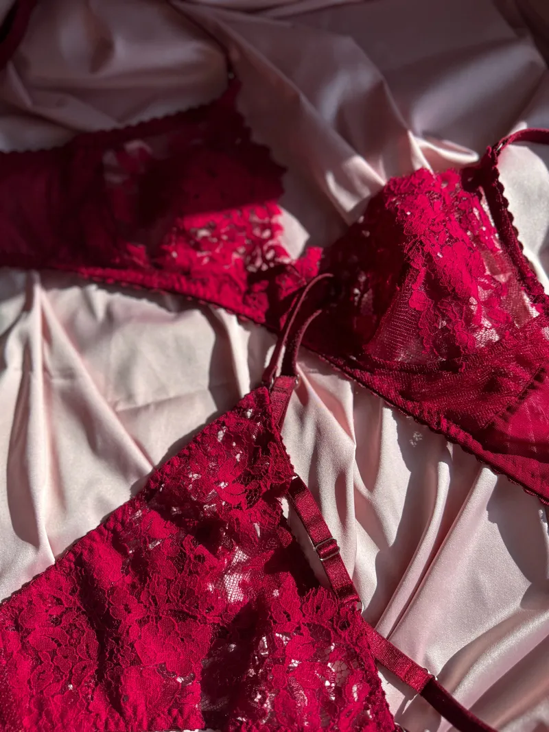 Комплект белья «Desire», красный — Основной