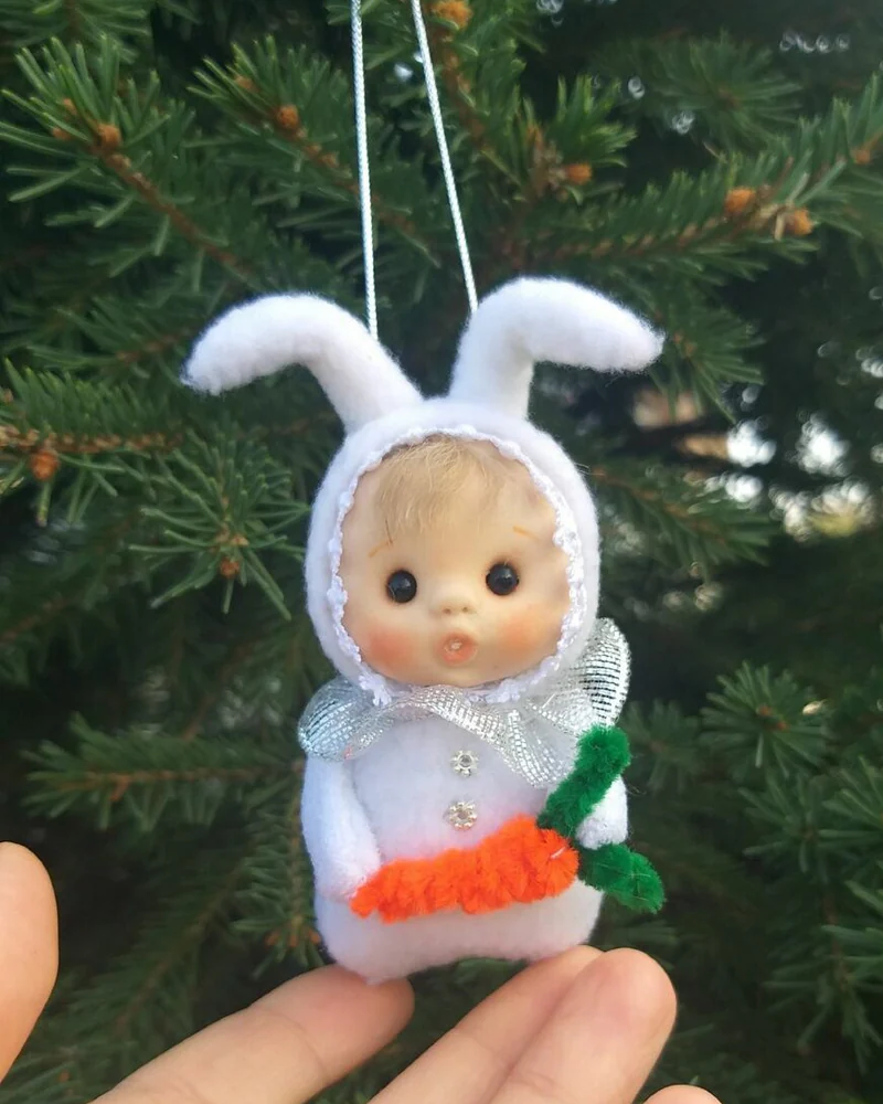 Набор ёлочных игрушек «Детки в костюмах зверят»