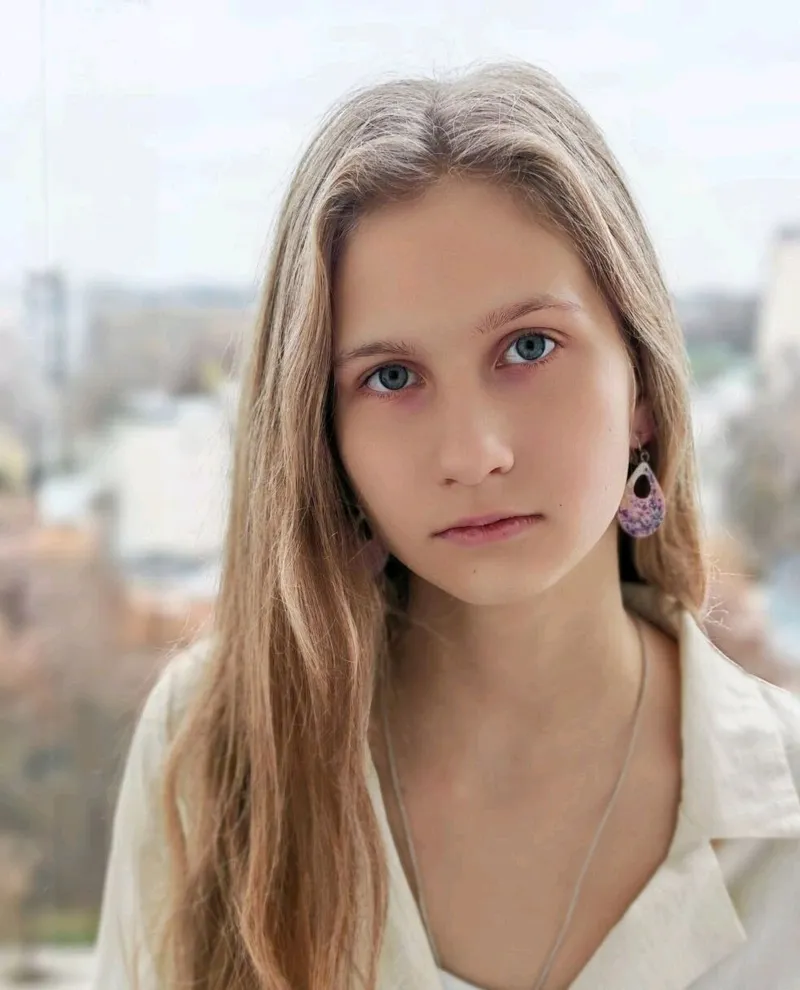 Серьги «Лаванда» с ручной росписью — Мультиколор