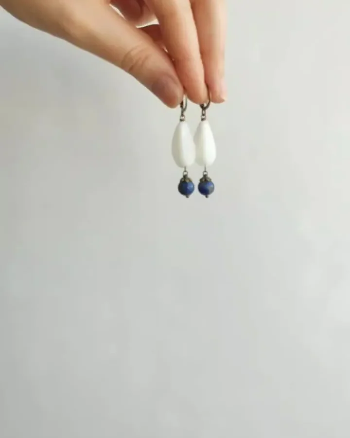 Серьги с Лазуритом