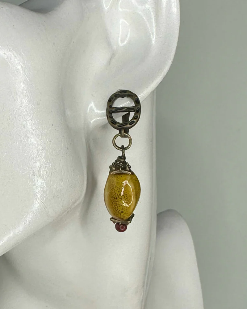 Серьги с керамикой