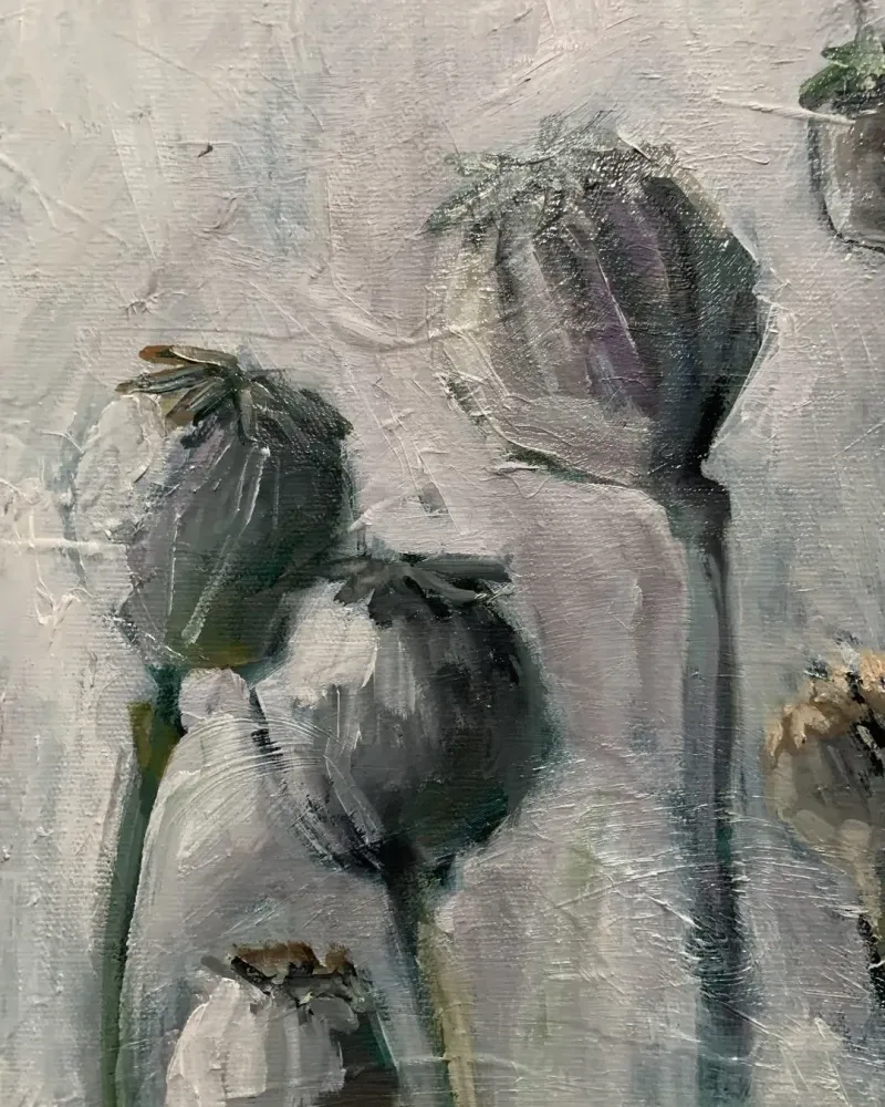 Мак. Картина маслом 50×70 см — 50×70 см