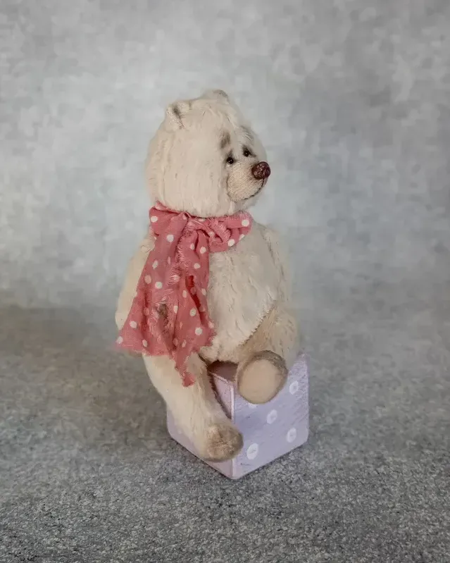 Мишка Тедди Малыш, бежевый, 14 см