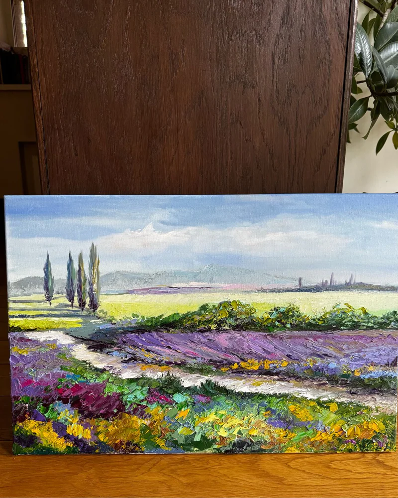 Картина маслом «Южный пейзаж» 40×60 см — Оригинал