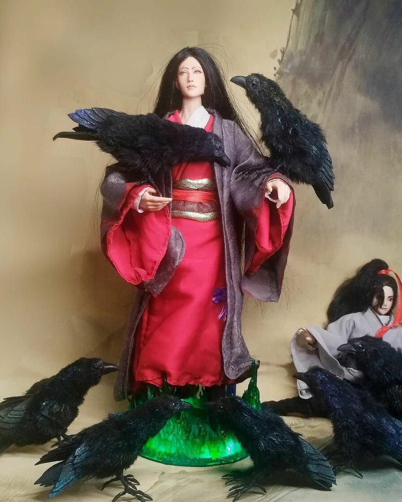 Ворон чёрный, миниатюра 1:6 и 1:4 — Ворон чёрный, миниатюра 1:6 и 1:4