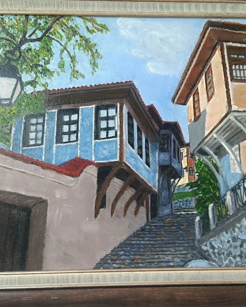 Картина маслом художника из Болгарии. Г.Пловдив