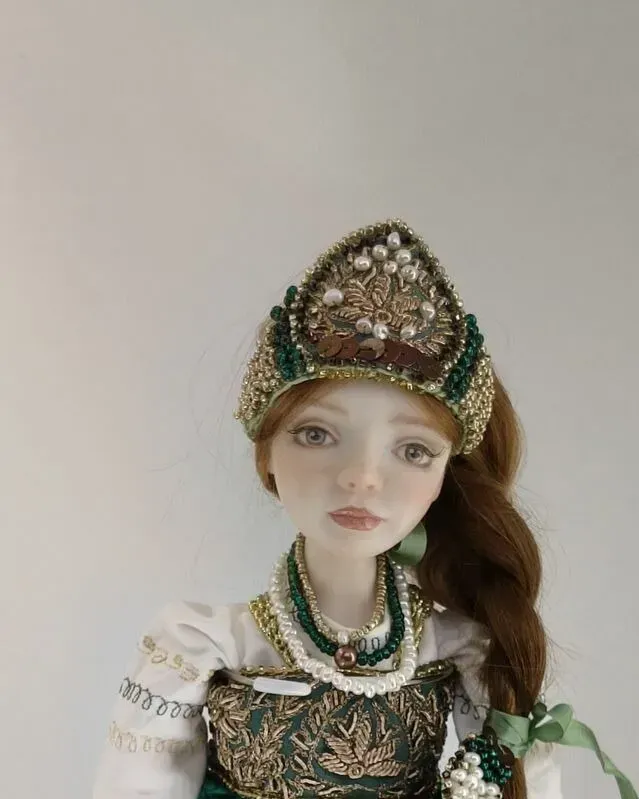 Кукла фарфоровая будуарная «Макошь», 34 см