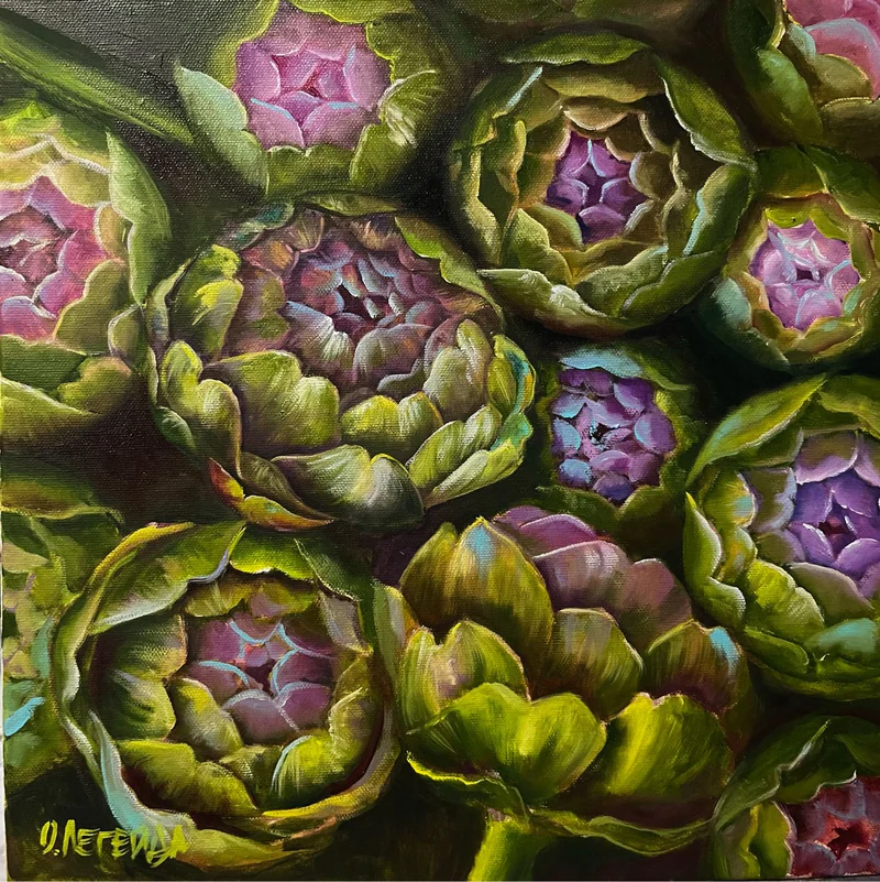 Карина маслом Артишоки
