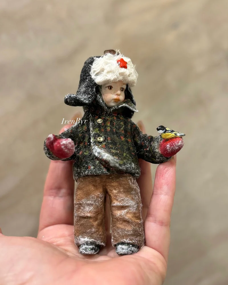 Ёлочная игрушка ручной работы
