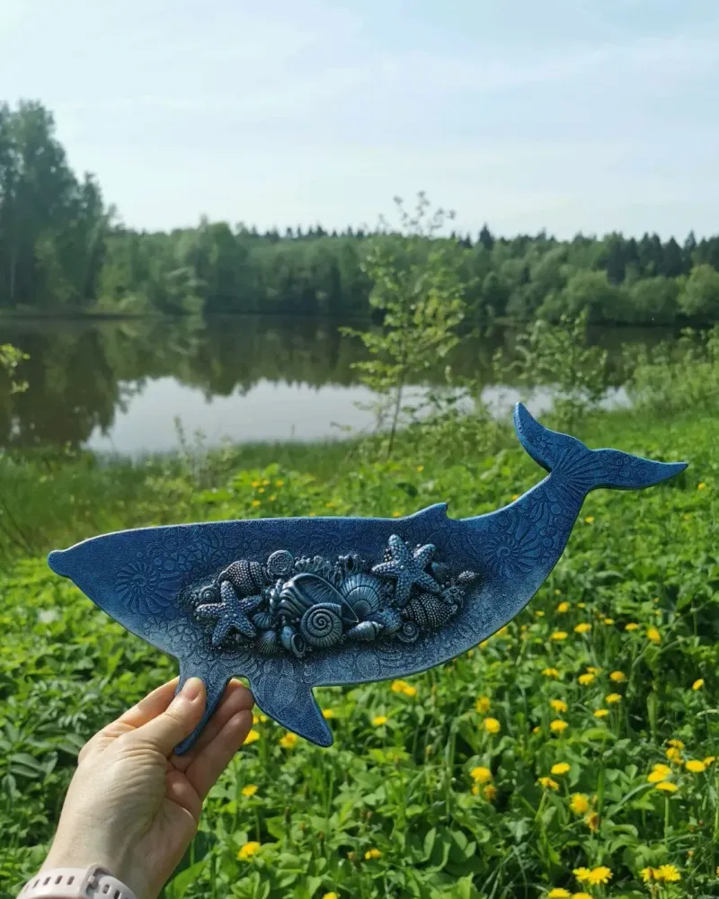 Панно «Голубой кит»