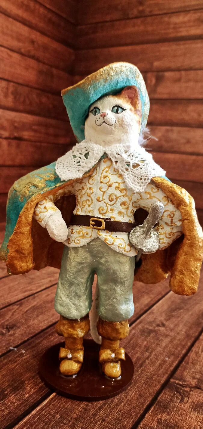 Кот-мушкетер, 19 см