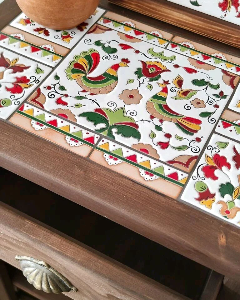 Винный шкаф-стеллаж 100×52×32 см с керамической плиткой