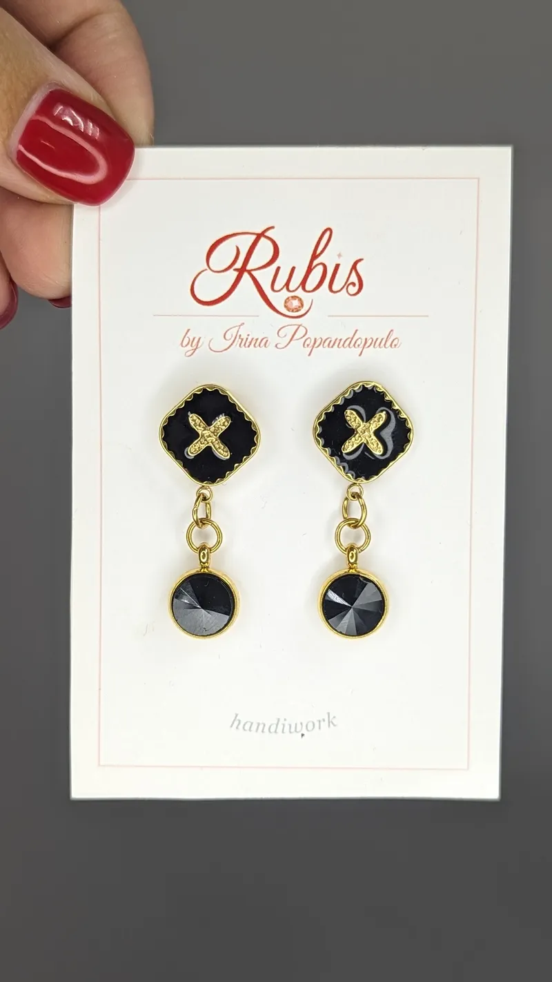 Серьги «Чёрное солнце» — Основной