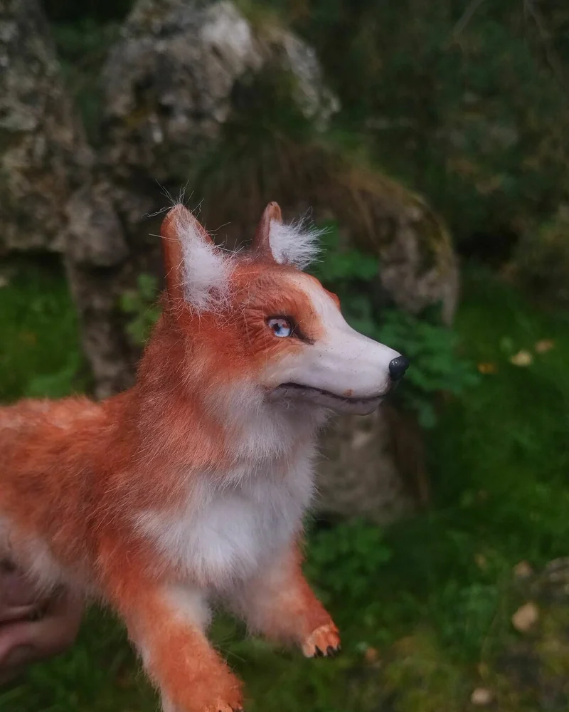 Собака корги рыжая, коллекционная игрушка 1:4 — Собака корги рыжая
