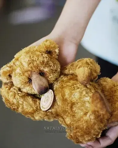 Мишка тедди Golden Fell, золотой — Мишка тедди Golden Fell, золотой