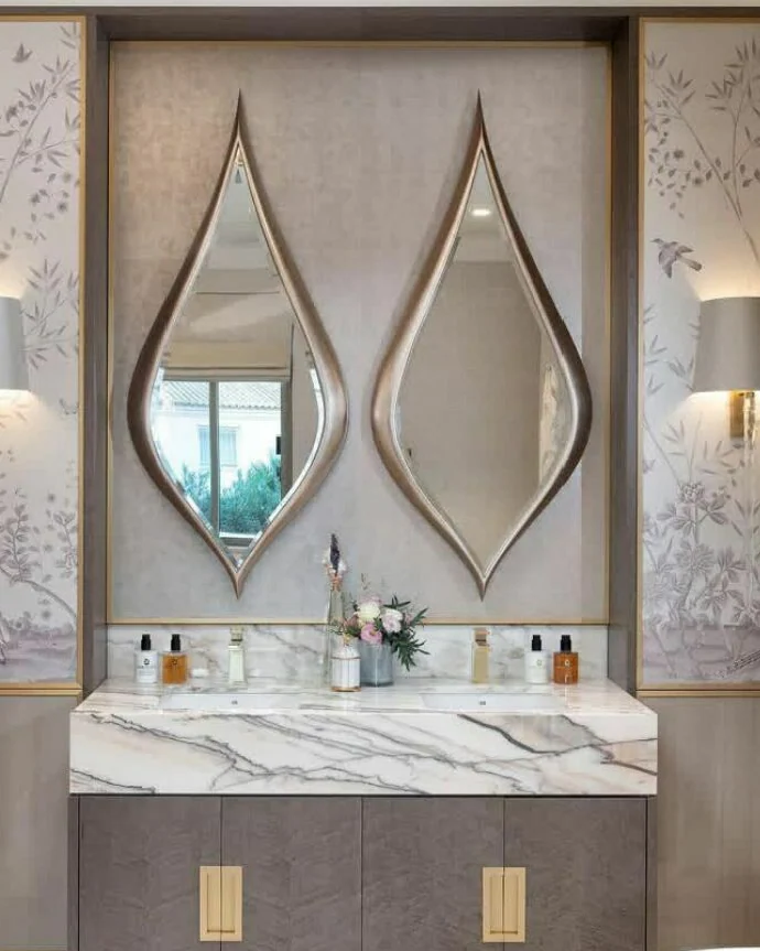 Зеркало Zara 50×114 см — Золотой