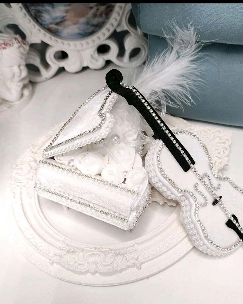 Ёлочная игрушка "Рояль и скрипка"