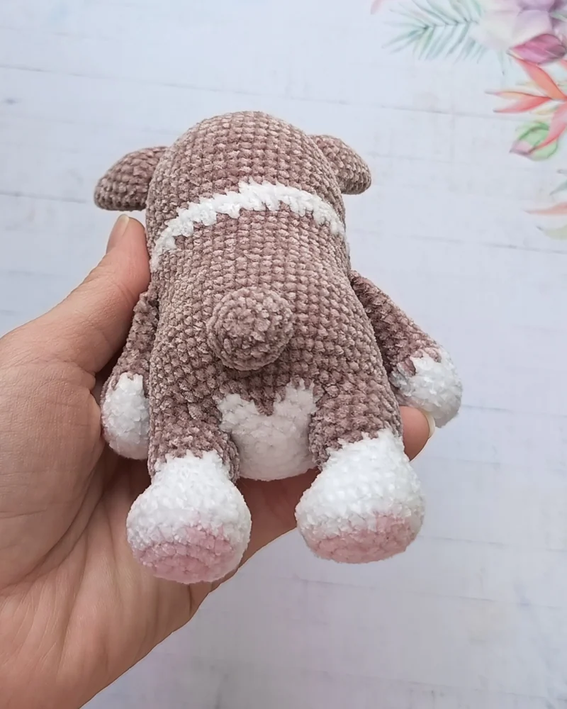 Щенок корги «Коржик» велюровый