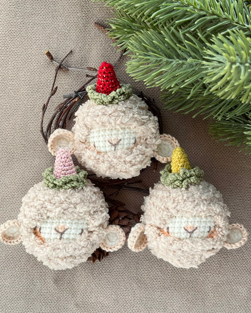 Ёлочная игрушка Овечка, новогодний подарок