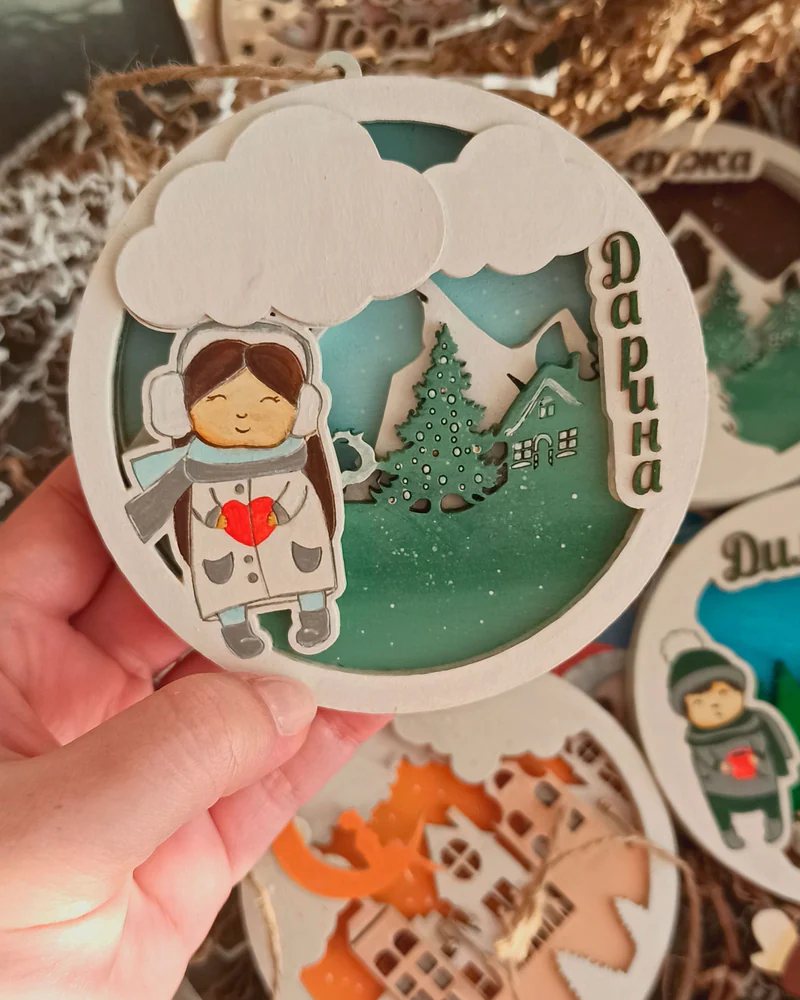 Индивидуальная елочная игрушка