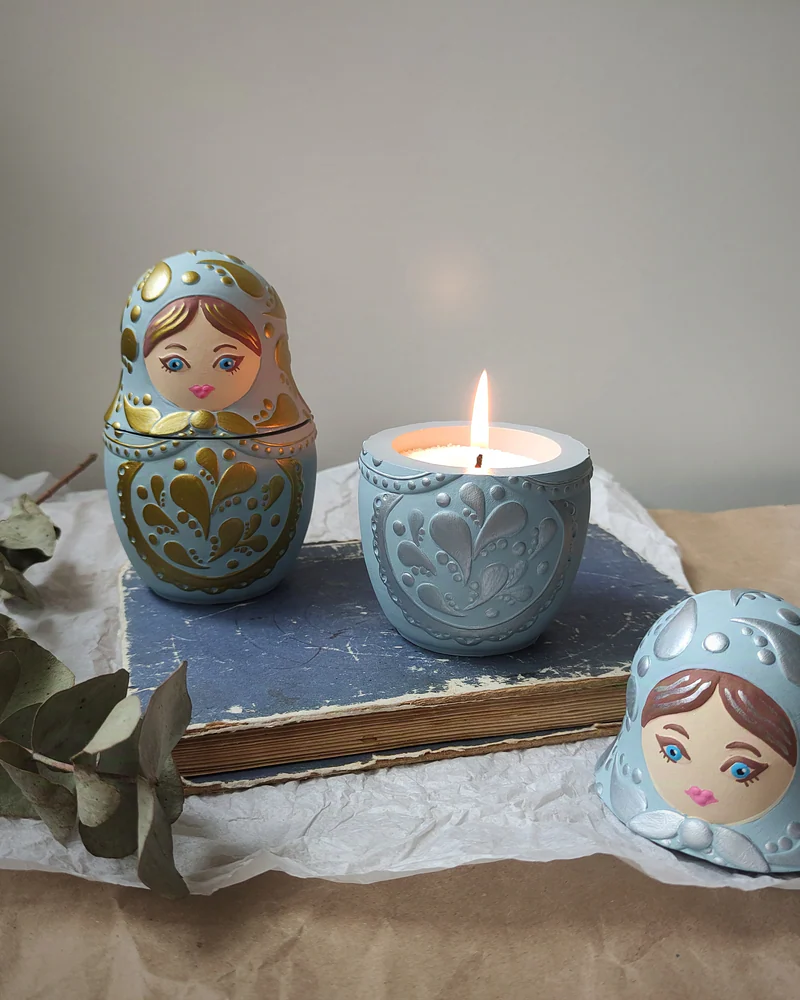 Свеча "Матрёшка"