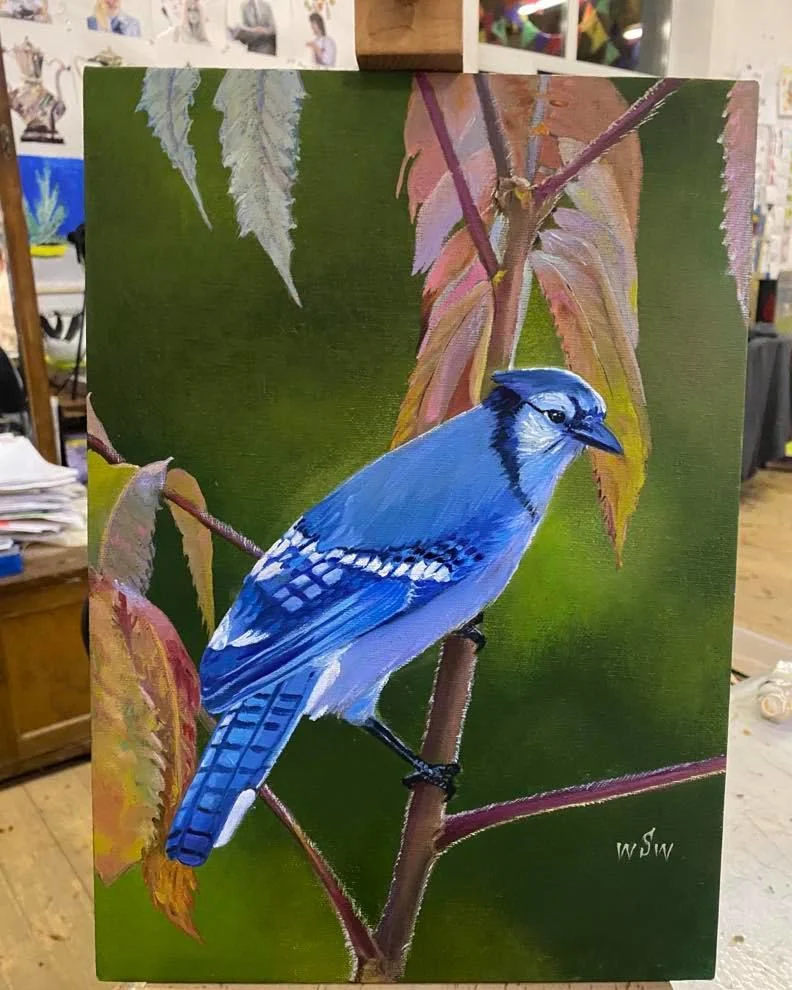 Blue Jay. Реализм. Голубая птица — Оригинал